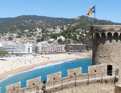 Tossa de Mar castle and beach