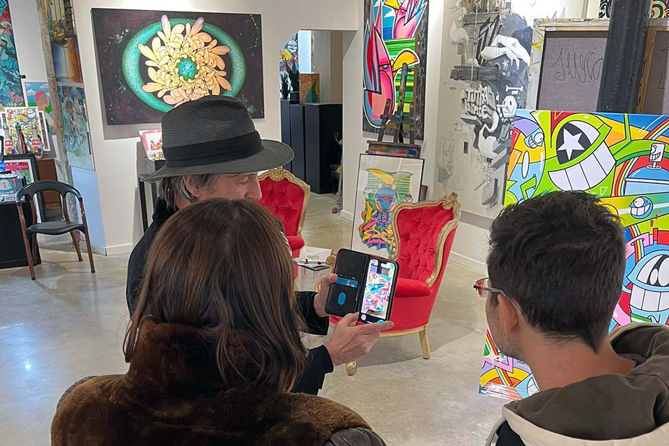 Modern and contemporary art gallery tour Barcelona