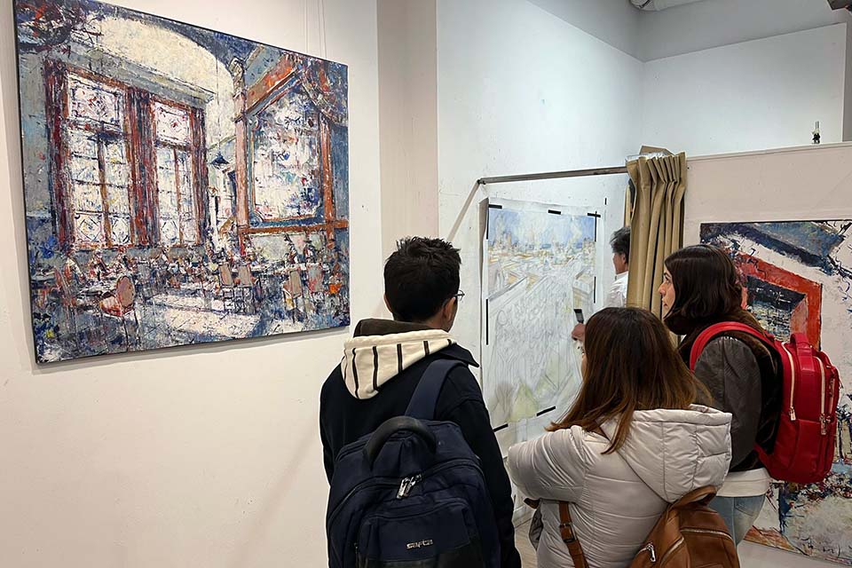 studio artist guided visit