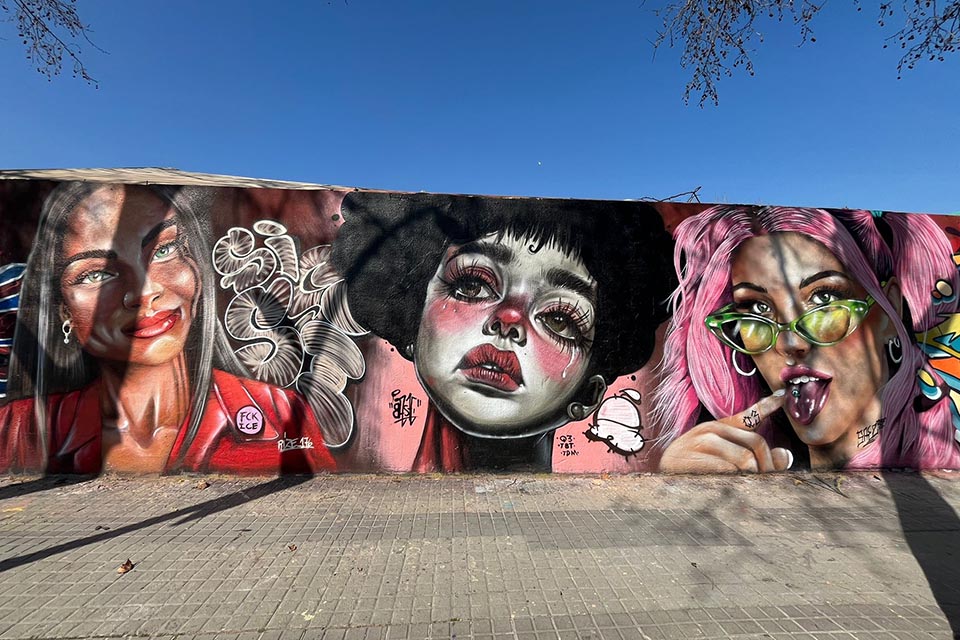 street art near the zoo
