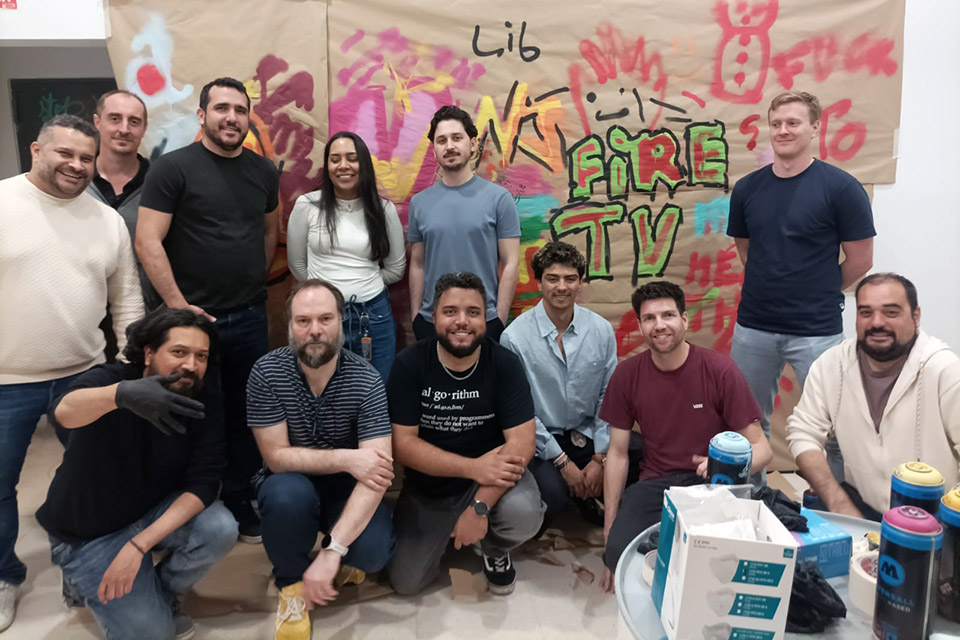 guests who joined the graffiti teambuilding in barcelona