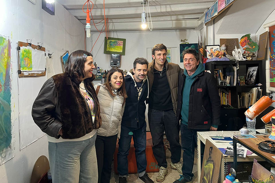 small group with one of our barcelona private tour guides