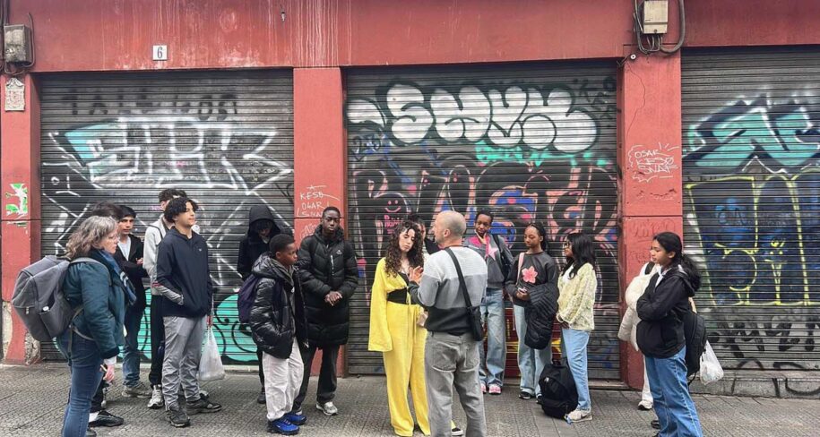 Art school trip in Barcelona with a street art tour